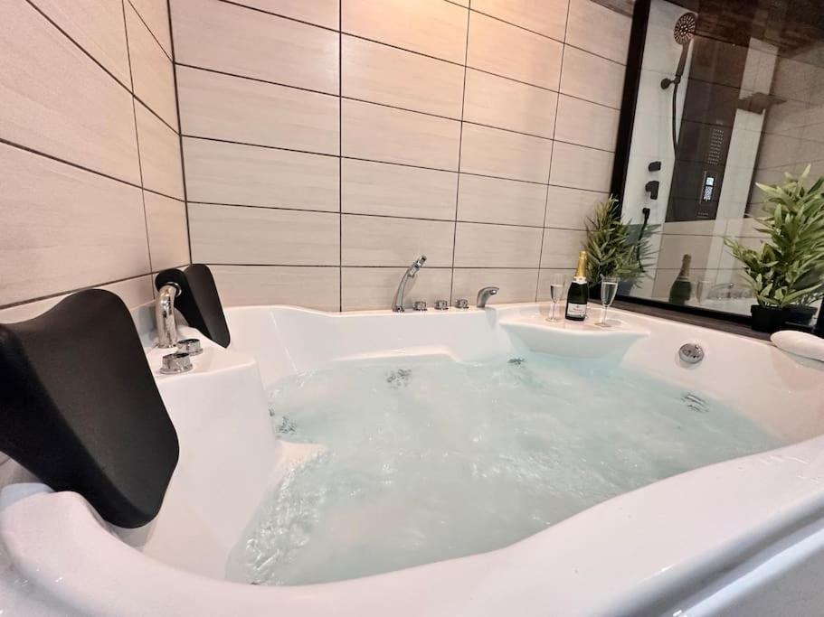 E Servagnat T3 Luxe Avec Sauna Jacuzzi Et Hammam Épernay Dış mekan fotoğraf