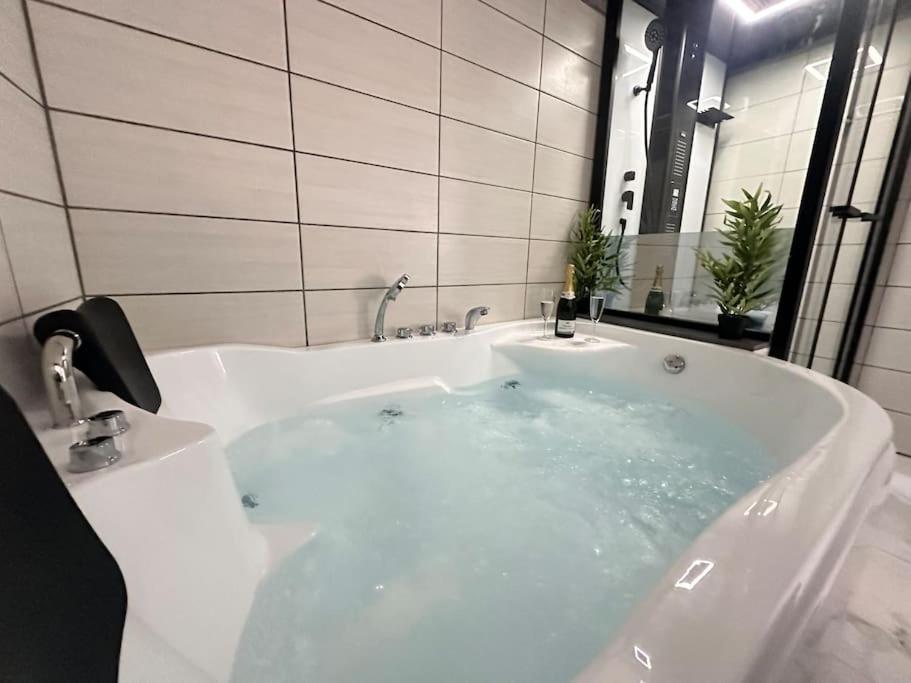 E Servagnat T3 Luxe Avec Sauna Jacuzzi Et Hammam Épernay Dış mekan fotoğraf